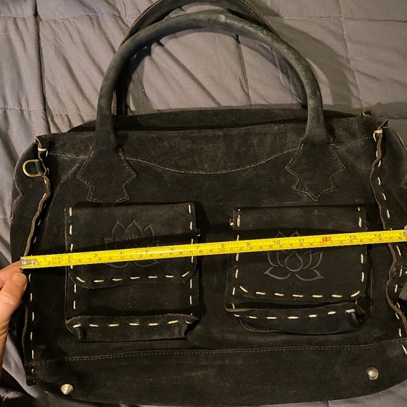 BLACK SUEDE BAG - Picture 5 of 7